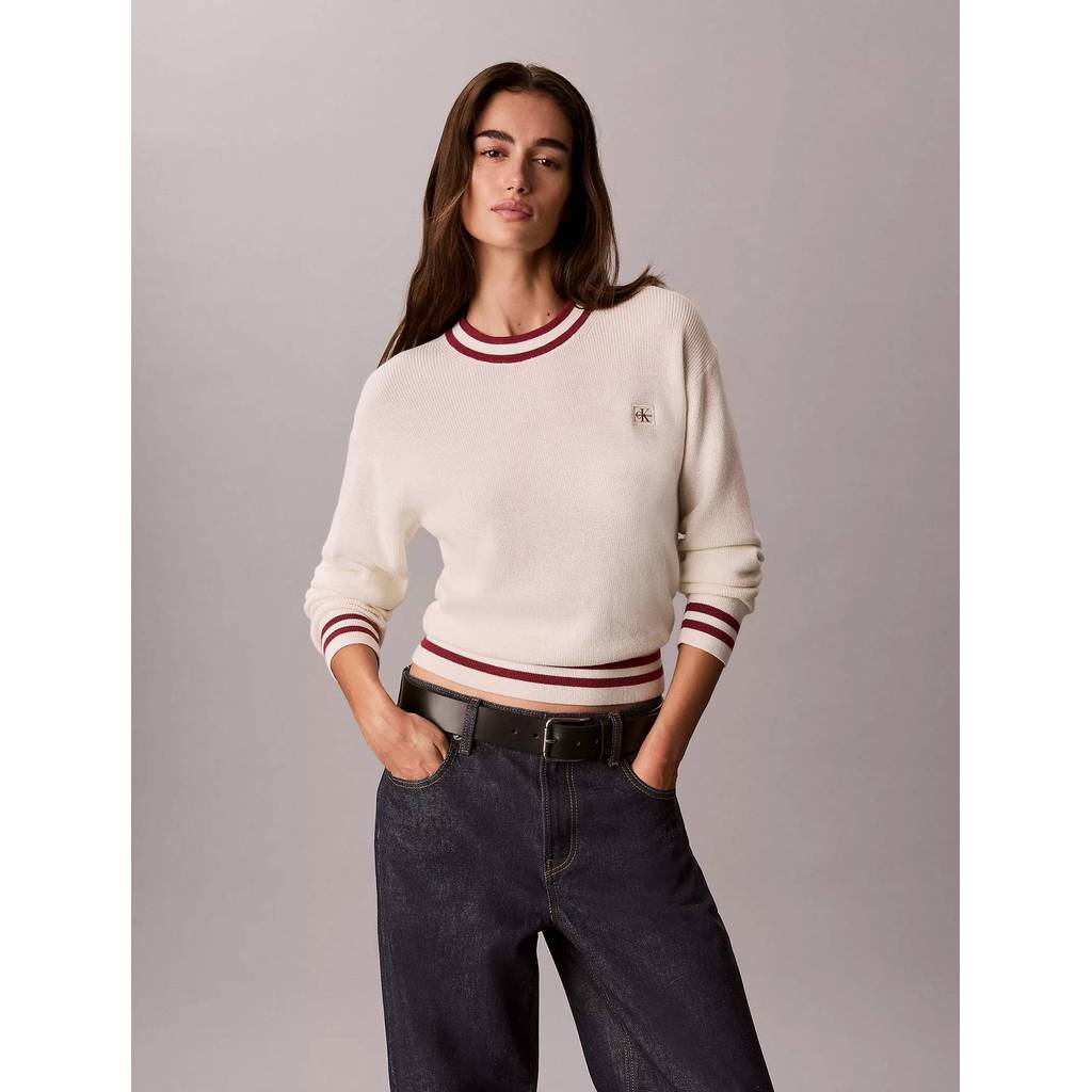 Calvin Klein - Woven Label Crewneck Sweater