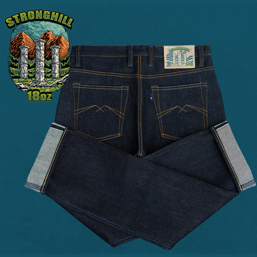 Sage Denim Stronghill 18oz Sanforized Extra Deep Indigo Selvedge