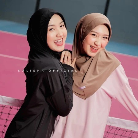 SHAMIRA - Jilbab Instan Sporty Jersey Premium | Hijab Olahraga Senam Futsal Volly By Shamira Officia