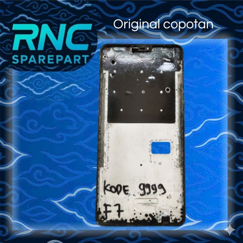 Frame LCD Oppo F7 Second Copotan