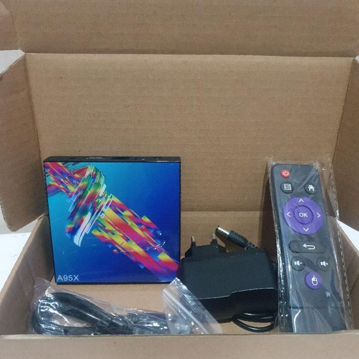 STB TV Box Android  A95X 4K RAM 4 GB ROM 64 GB