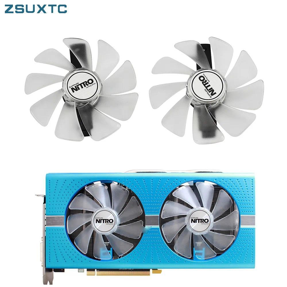 FD10015M12D CF1015H12D RX 590 580 480 470 570 GPU Cooler Fan For Sapphire RX470 RX590 RX580 RX480 RX