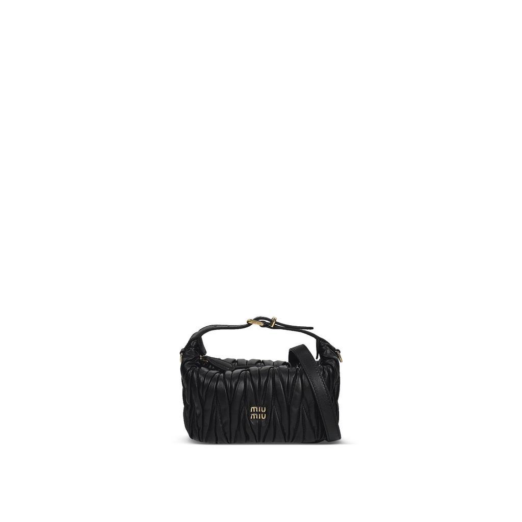 Matelasse pouch nappa leather ( women )
