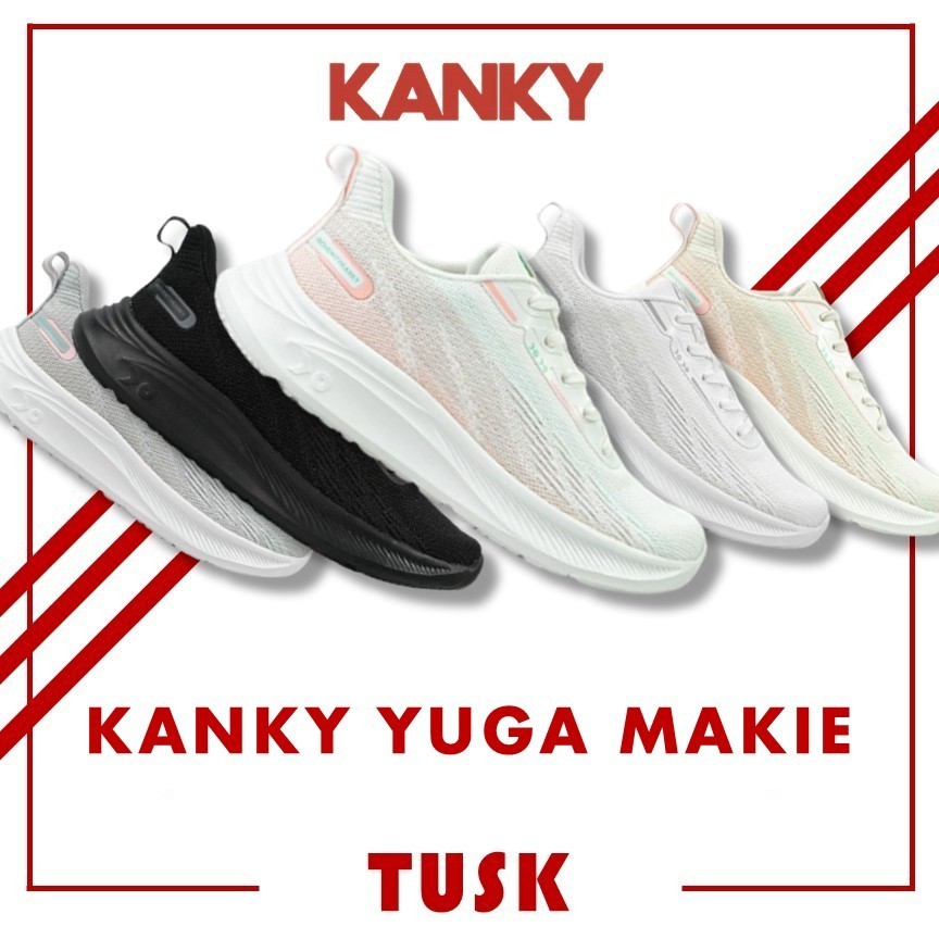 Sepatu Kanky Yuga Makie Sepatu Sneakers Casual Sepatu Kanky Sport Pria Wanita Original