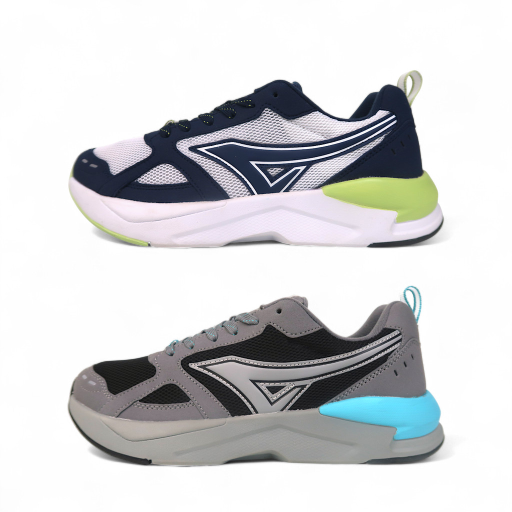 Sepatu Sneakers Casual Lifestyle Pria Putih Hitam Ardiles Fusion