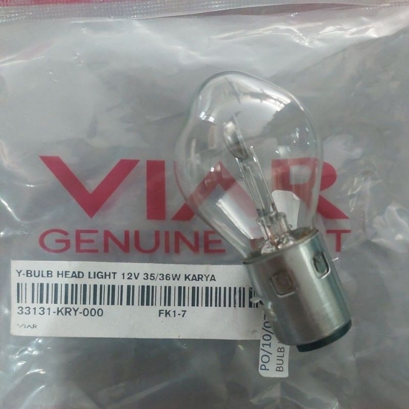 Bohlam lampu depan Viar Karya roda3 ORIGINAL VIAR