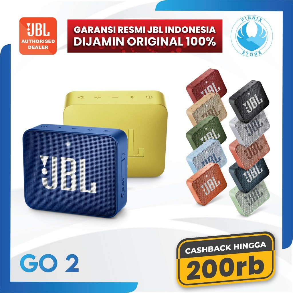 JBL GO 2 (Garansi Resmi IMS) Wireless Speaker Bluetooth Portable | ORIGINAL