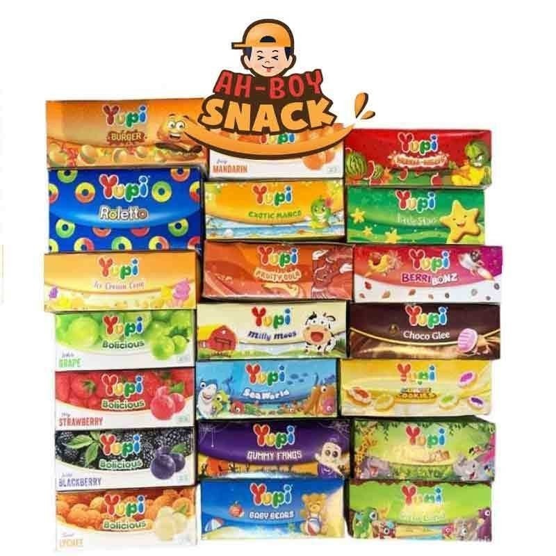 YUPI BOX- ALL VARIAN -  YUPI MARSHMALLOW CHOCO PIE , BABY BEARS, LITTLE STAR, JUNGLE FUN, GUMMI PIZZ