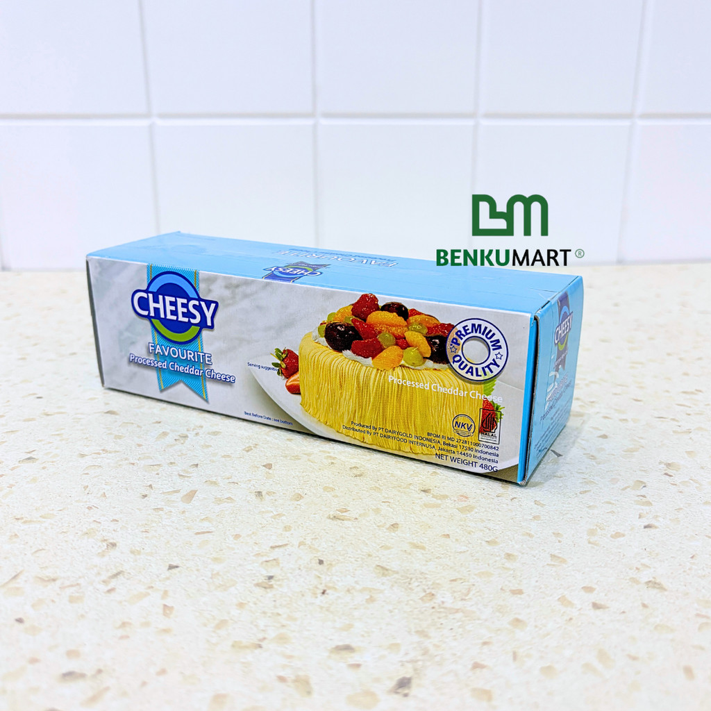 

Cheesy Favourite Keju Cheddar (480 gr) | Chesy Favorite Cheddar Cheese 480 gram