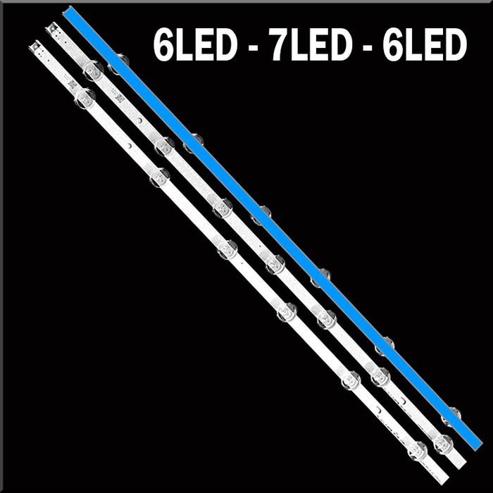 LG Backlight LED 32LN5100 32LN5400 32LN541B 32LN5400 32LN59001 6-7-6LED Putih Sejuk Plug & Play 59CM