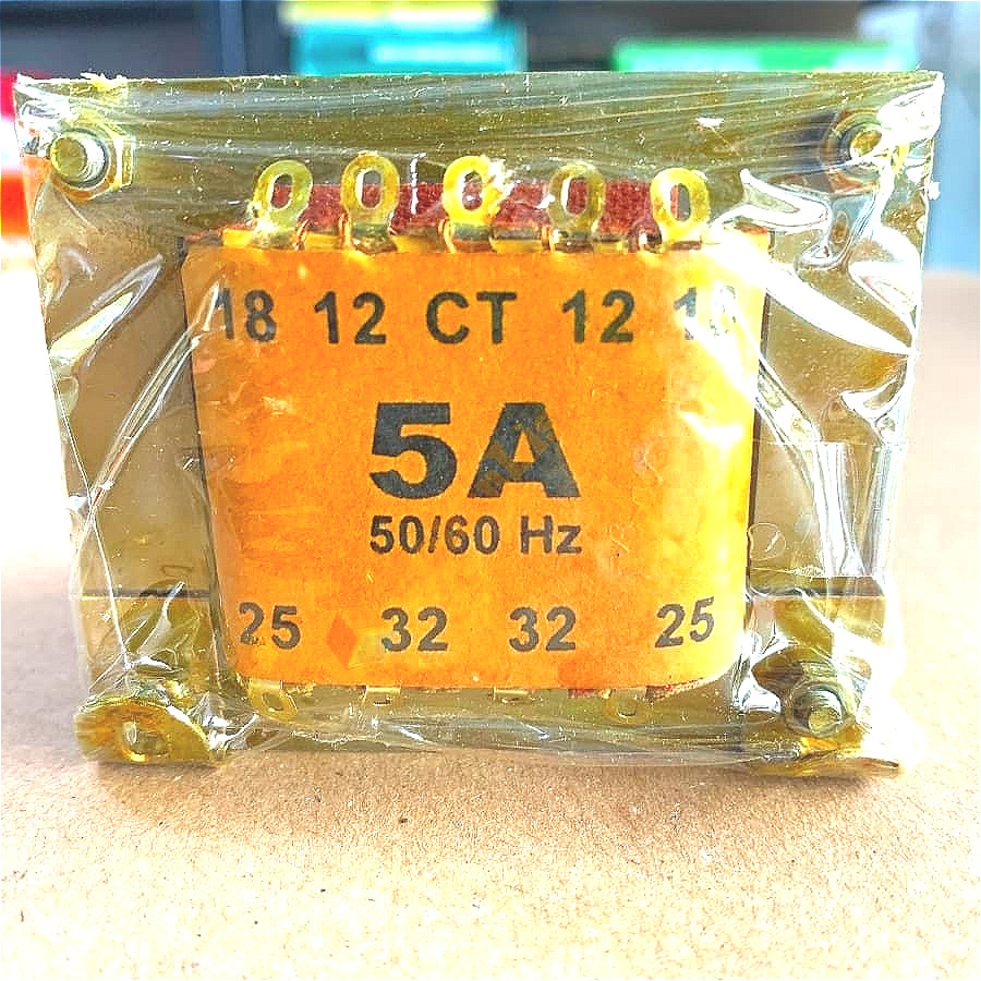 REALPRO TRAFO TRAVO 5A 5 AMPERE CT 12V 18V 25V 32V VOLT MURNI TEMBAGA