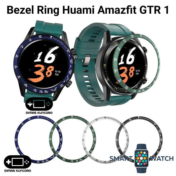 Bezel Ring Huami Amazfit GTR 1 cover bumper 47mm case casing pelindung - Hitam
