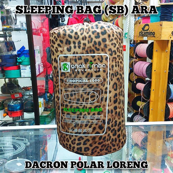 SLEEPING BAG SB POLAR DACRON ARA MOTIF LORENG. NOT EIGER