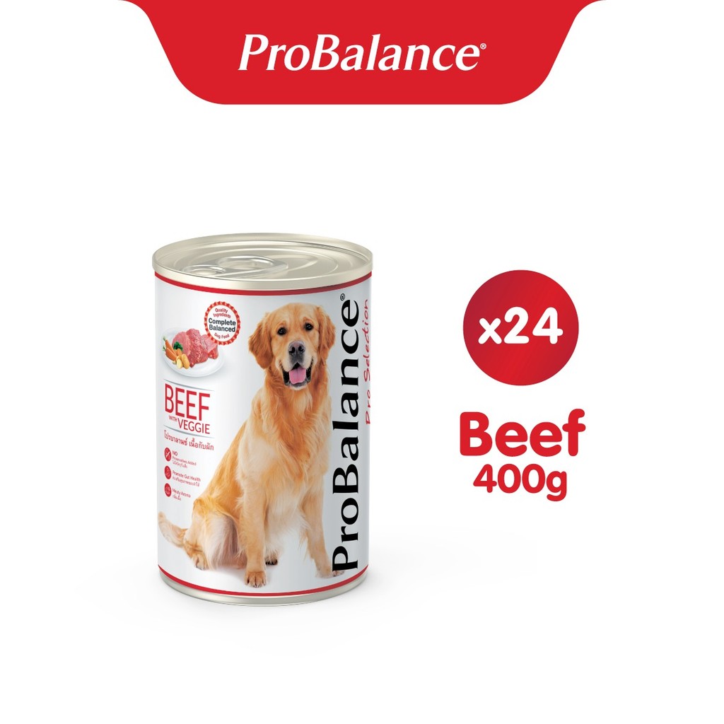 ProBalance Makanan Anjing Basah Rasa Beef 400gr - Isi 24