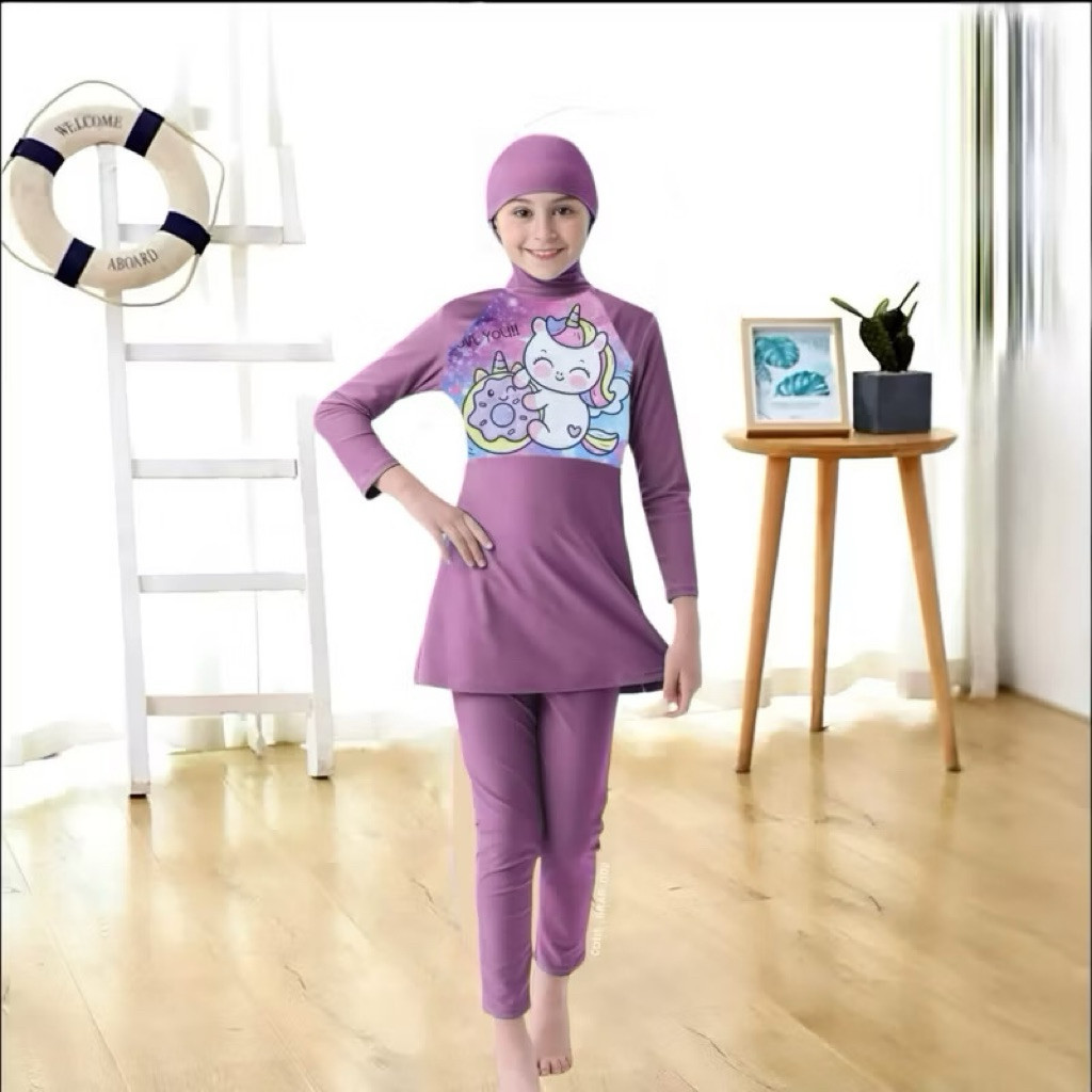 LELYSHOP Baju renang muslimah anak baju renang anak muslim baju renang anak muslimah baju renang ana