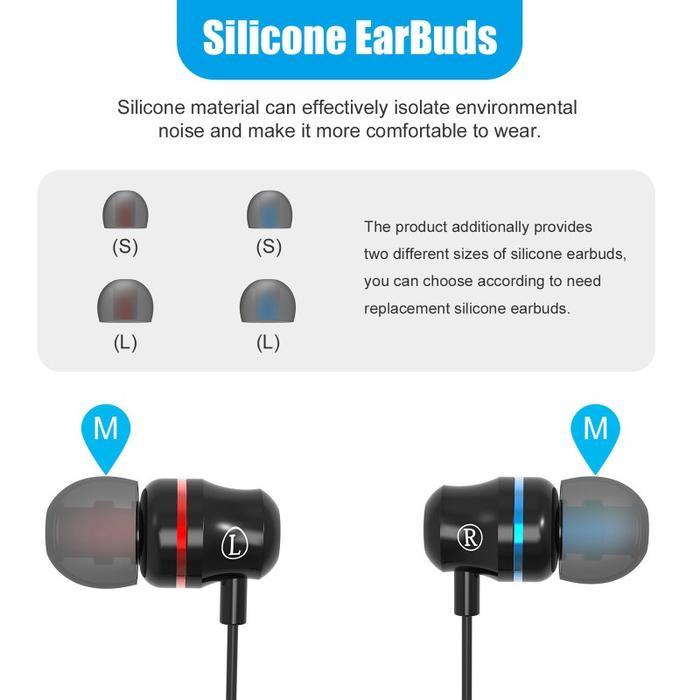 Btsgx Headset Earphone Earbuds In-Ear Kabel Untuk Game Vr Oculus