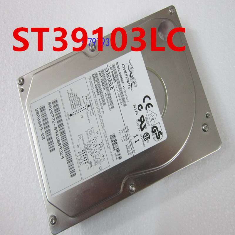 Almost New Original Hard Disk For Seagate 9GB 3.5" 2MB 80Pin SCSI 10000RPM For ST39103LC