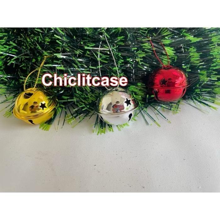 Lonceng natal isi 6/lonceng dekorasi pohon natal/bell natal ornamen