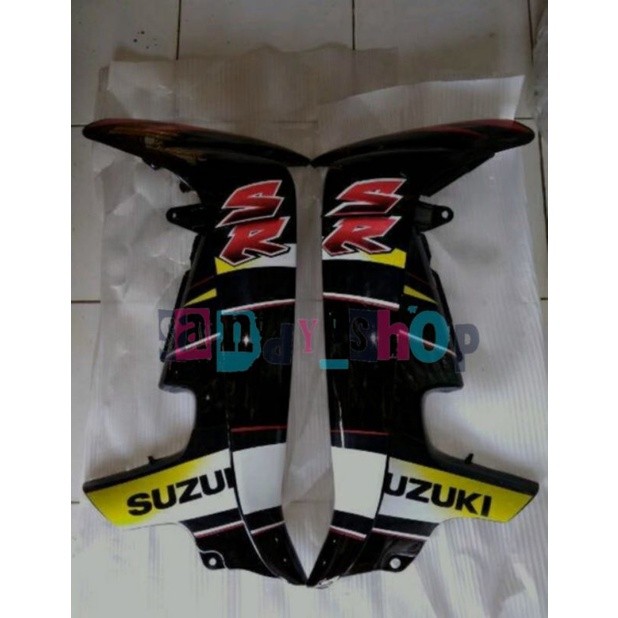 SAYAP SMASH 110 LAMA HITAM PLUS STRIPING Berkualitas