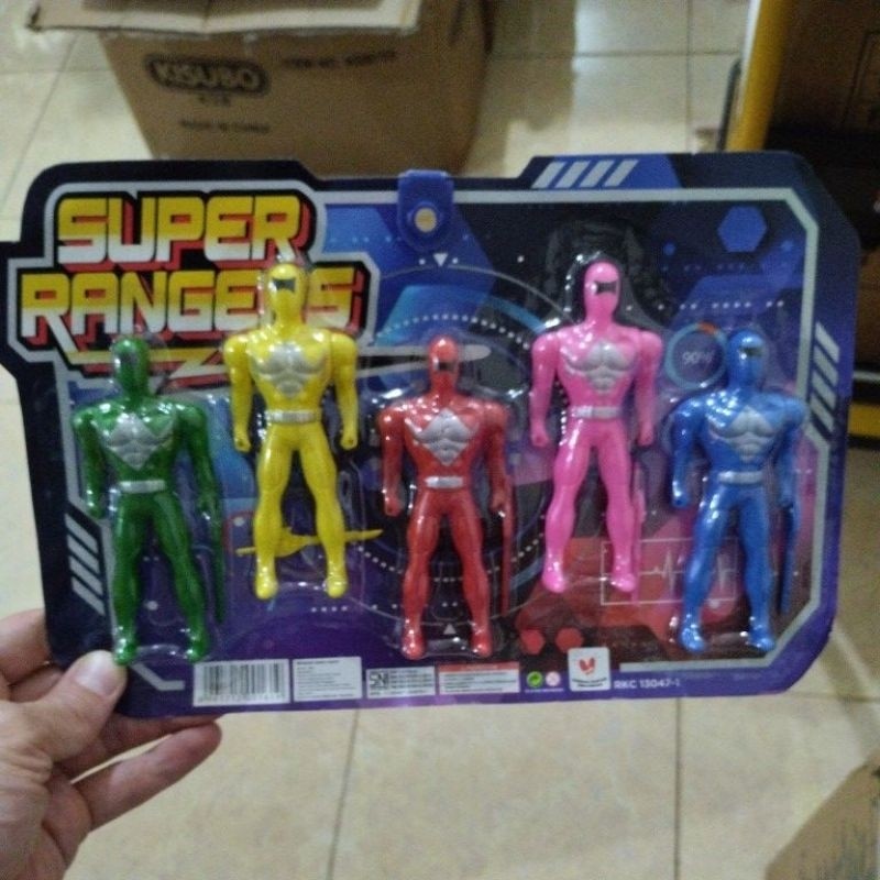 MCC Mainan Figur Power Rangers Super Heros Dino Fury Super Rangers True Hero