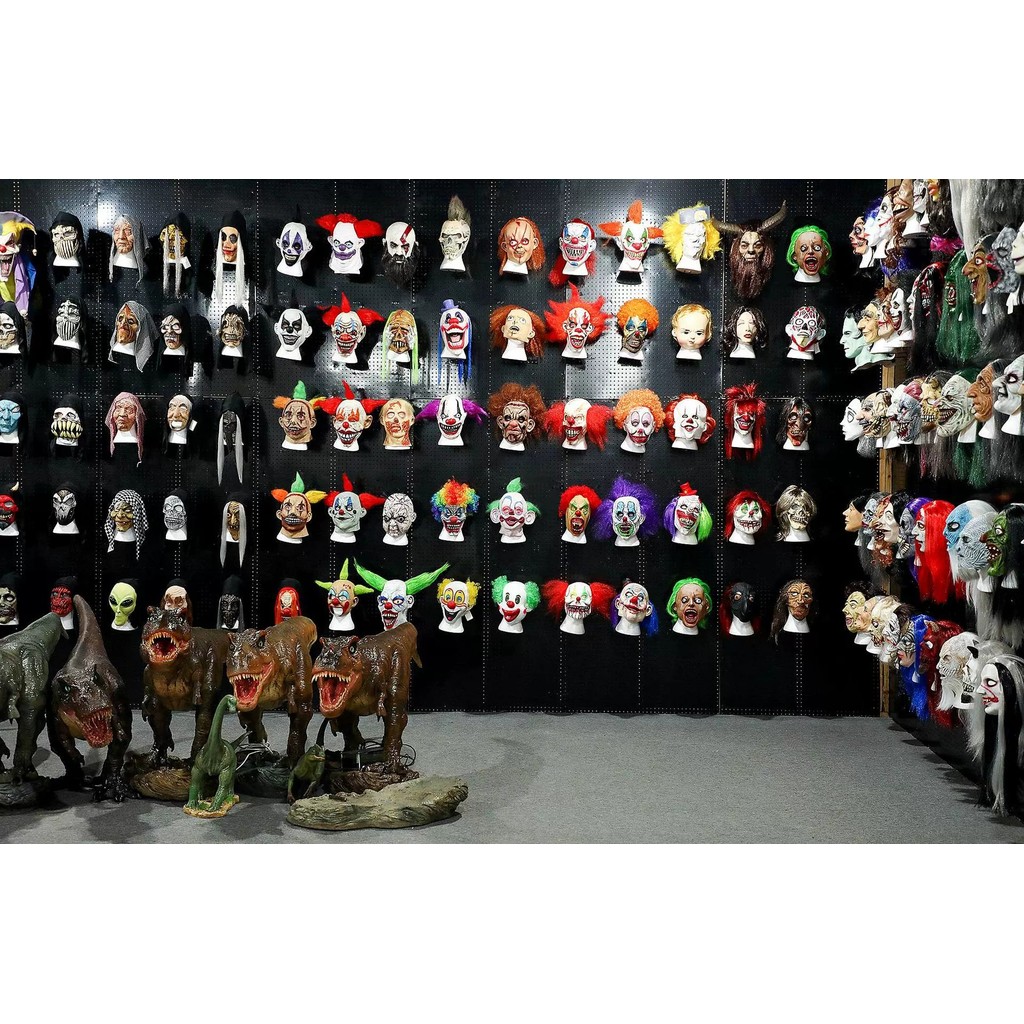 1PC Devil Mask Horror Bloody Hooe High-Quality Realistic Latex Mask Holiday Party Costume Halloween 