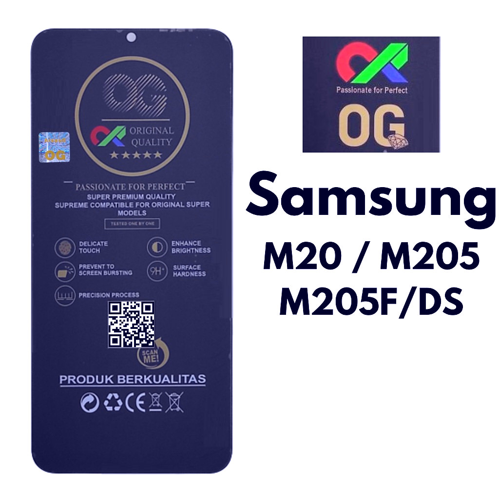 LCD OG Super Samsung M20 2019, M205F, M205g, SM-M205F, SM-M205FN, SM-M205G, SM-M205M, SM-M205N