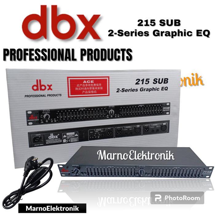EQUALIZER DBX 215 + SUBWOOFER DBX215 SUB DBX-215 PLUS SUBWOOFER ORI TERBAIK...