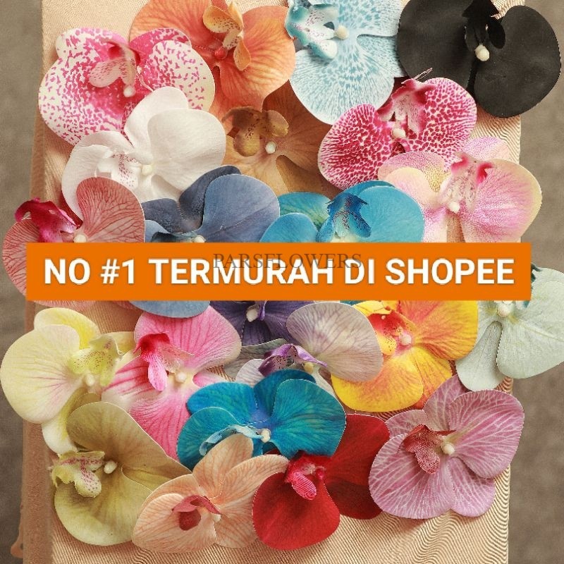 PARSFLOWERSS KUNTUM ANGGREK LATEX KELOPAK ANGGREK LATEX KUNTUM BUNGA ANGGREK LATEX