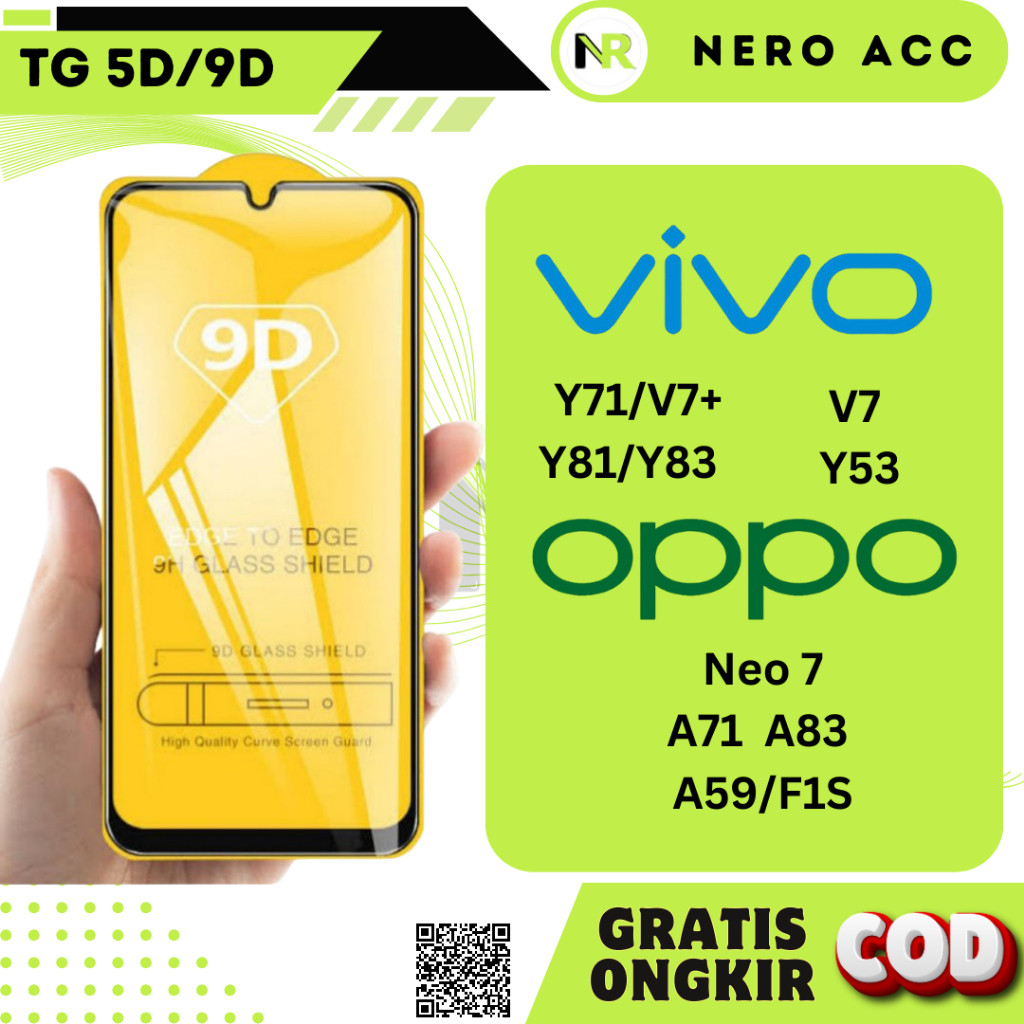 Tempered Glass Full 9D 5D 4x Note 4x 4A 5A NOTE 5A 5X A1 RM 6 6A 7A 6+ 6 PRO A2 LITE 6X/A2 MI PLAY M