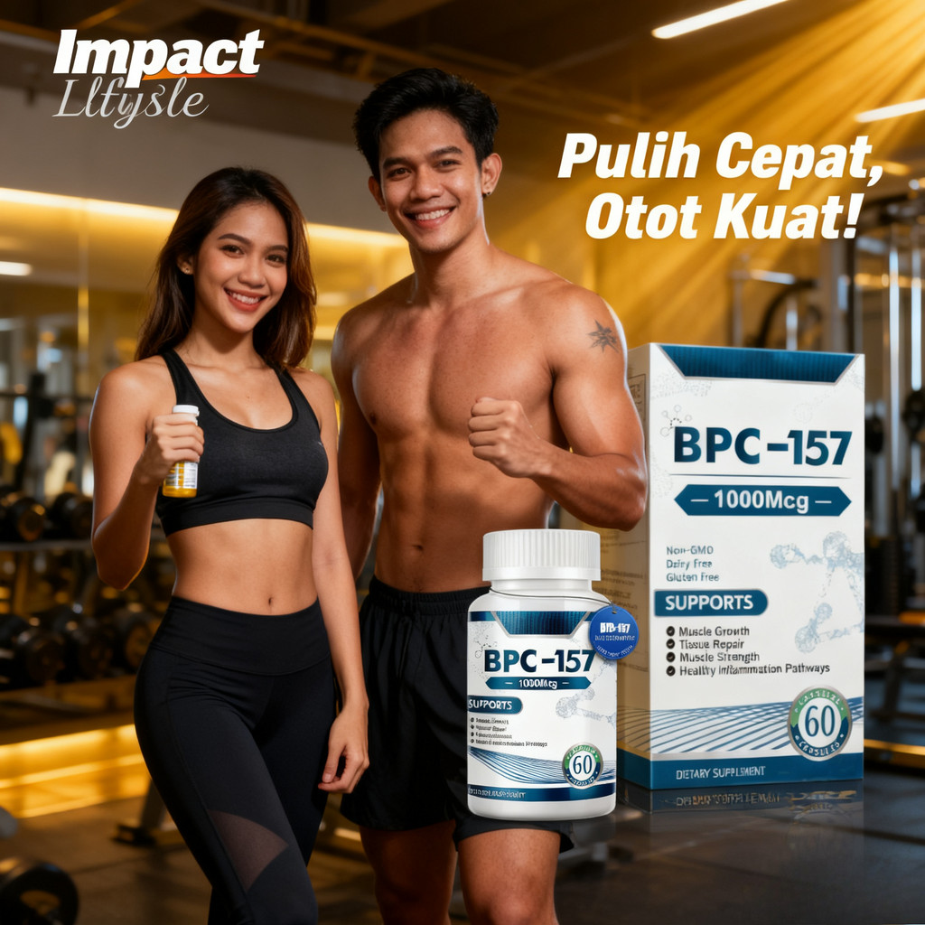 Kapsul Vegetarian BPC157 – Pemulihan & Pembentukan Otot, Suplemen Peptida Regeneratif CO470