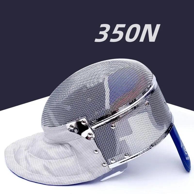 Fencing Mask 350N Epee Helmet Gears Men Women ildren Face Cover Fencing Headgear with Padded Bib Fen