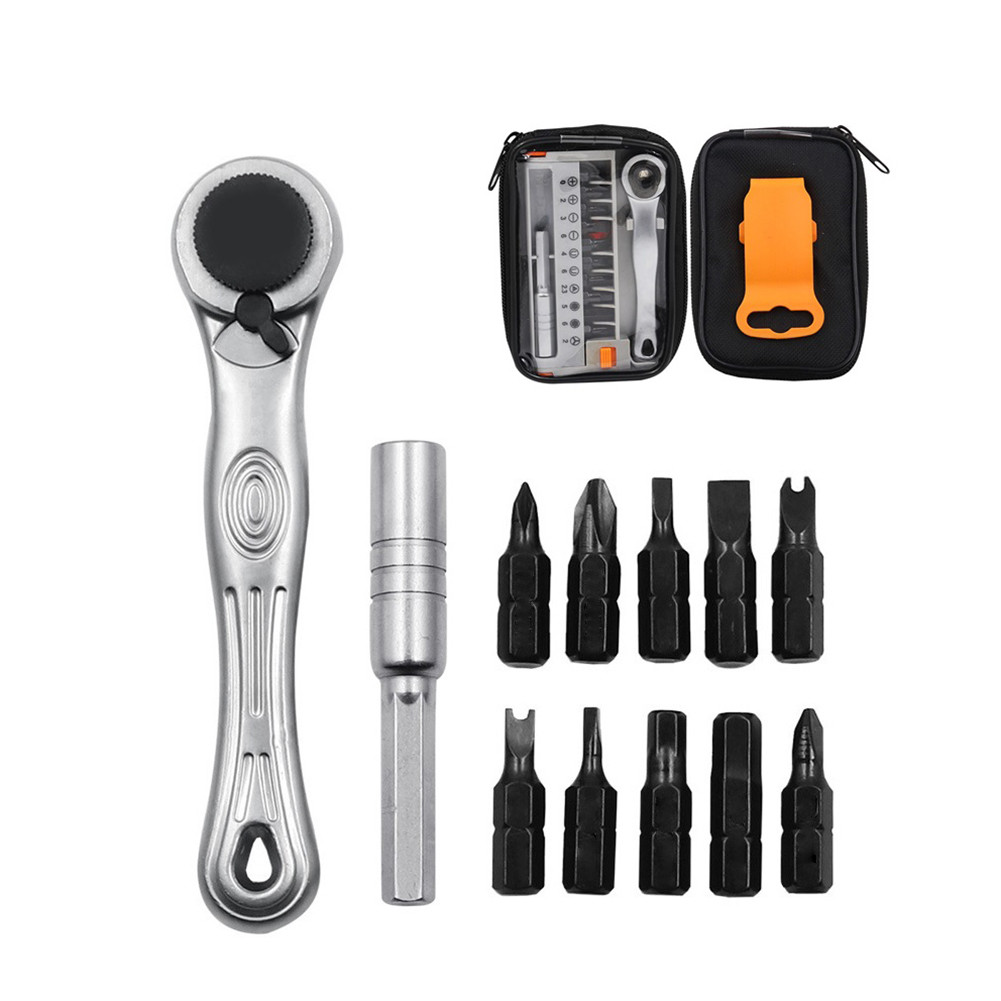 25*85*22mm Portable Ratchet Screwdriver Chrome Vanadium Steel Tool Set Chrome Vanadium Steel High Ha