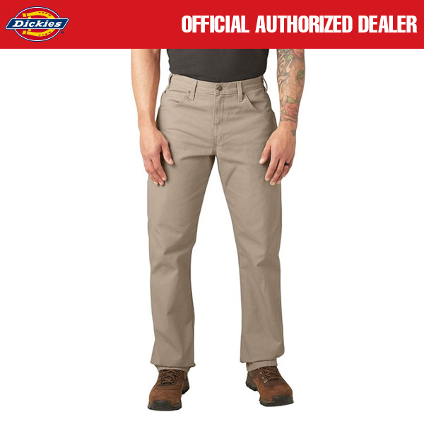 CELANA PANJANG HEAVY CLASSIC WORK PANTS CASUAL PRIA CREAM ORIGINAL DICKIES | RELAX CARPENTER DESSERT