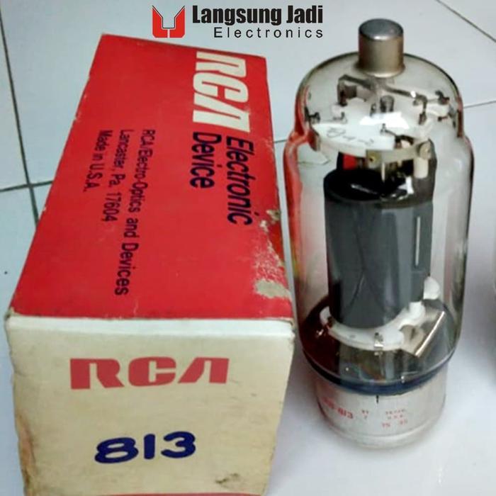 New 813 RCA USA beam power tube NOS - tabung audio radio pemancar - 813 Ultron