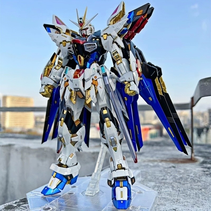 Xunxin Ko Mgex 1/100 Mgex Strike Freedom Action Figure Repaired Version Pianxin Model Kit Assembly C