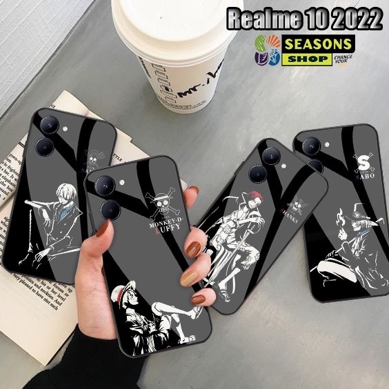 [Realme 10] Softcase Kaca Realme 10 - Softcase Glass Glitter Realme 10 -  Softcase Realme 10  - Casi