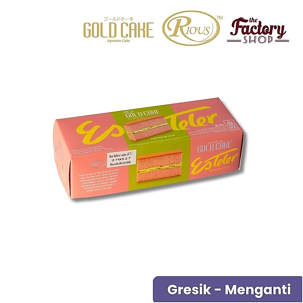 RIOUS GOLD CAKE ES TELER MINI [MENGANTI]