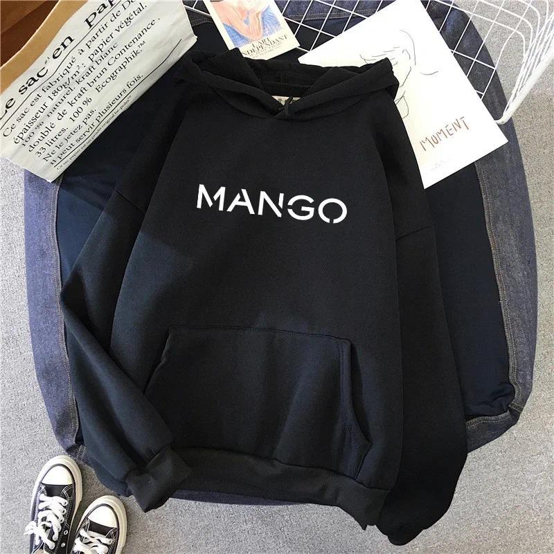 Jaket hoodie logo Mango