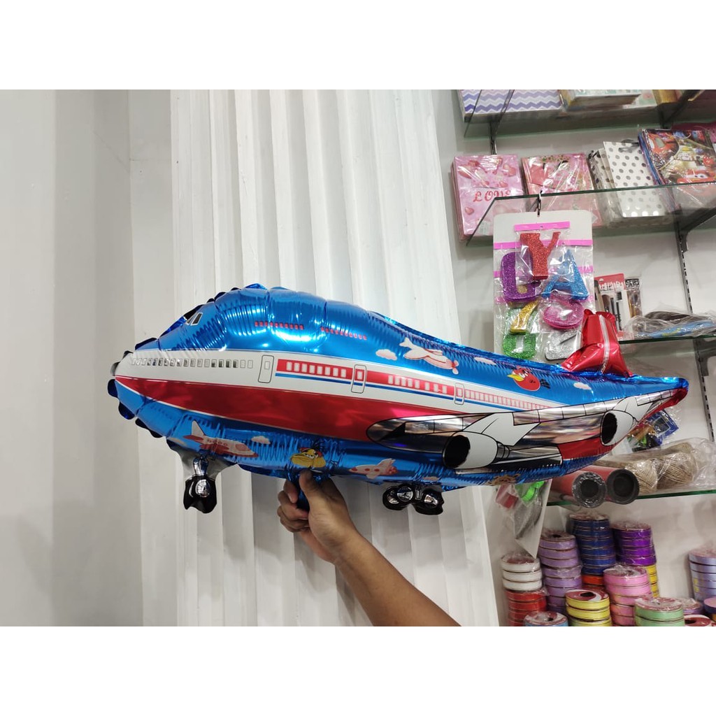 Balon Foil Pesawat Angry Bird / Balon Karakter