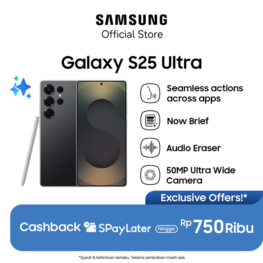 Samsung Galaxy S25 Ultra 12/512GB - Titanium Black, Hp AI, Galaxy AI