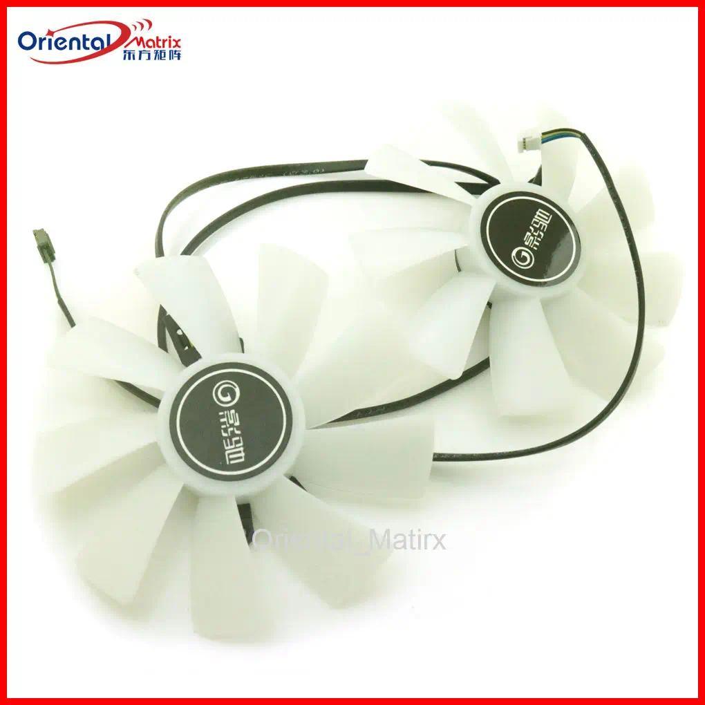 2pcs/lot CFM10012H12SPA 12V 100mm VGA Fan For GALAX RTX2070 RTX2080 RTX2080SUPER EX White V2 Graphic