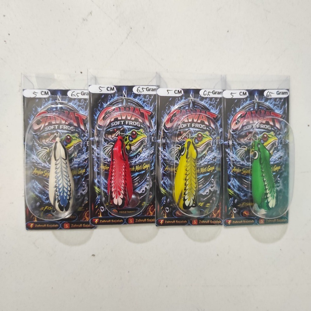 SF Softfrog GAWAT Lure 5cm 6.5gr Umpan Killer Casting Predator Air Tawar Gabus Toman Topwater Geol