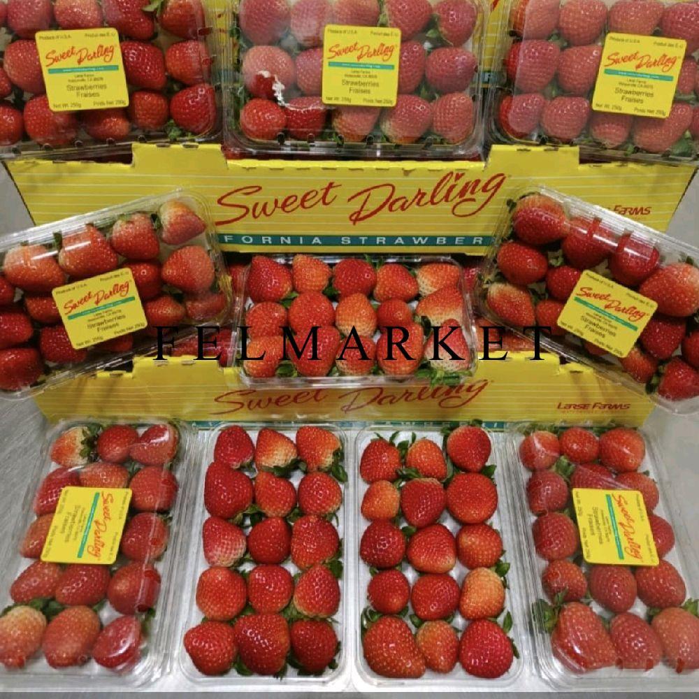 Buah Strawberry Sweet Darling Usa Fresh / Strawberry Sweet Darling 225 gr / 1 Pack