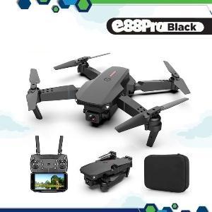 Drone E88 Camera Drone Kamera E88 Pro Single Camera Untuk Pemula - Hitam  Original