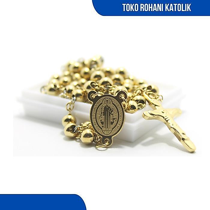 KALUNG ROSARIO EMAS / KALUNG ROSARIO STAINLESS STEEL / ROSARIO MONEL