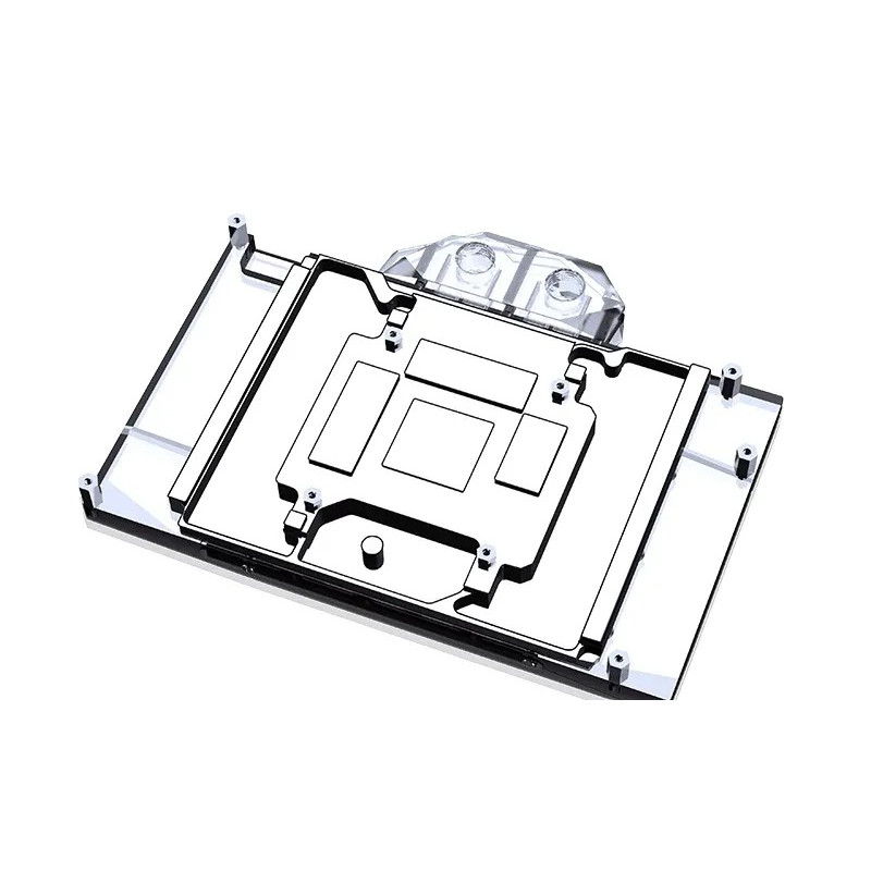 Bykski N-RTX4080H-X GPU Block Use for NVIDIA RTX 4080 Reference Edition / RTX4080 AIC Video Card Wat