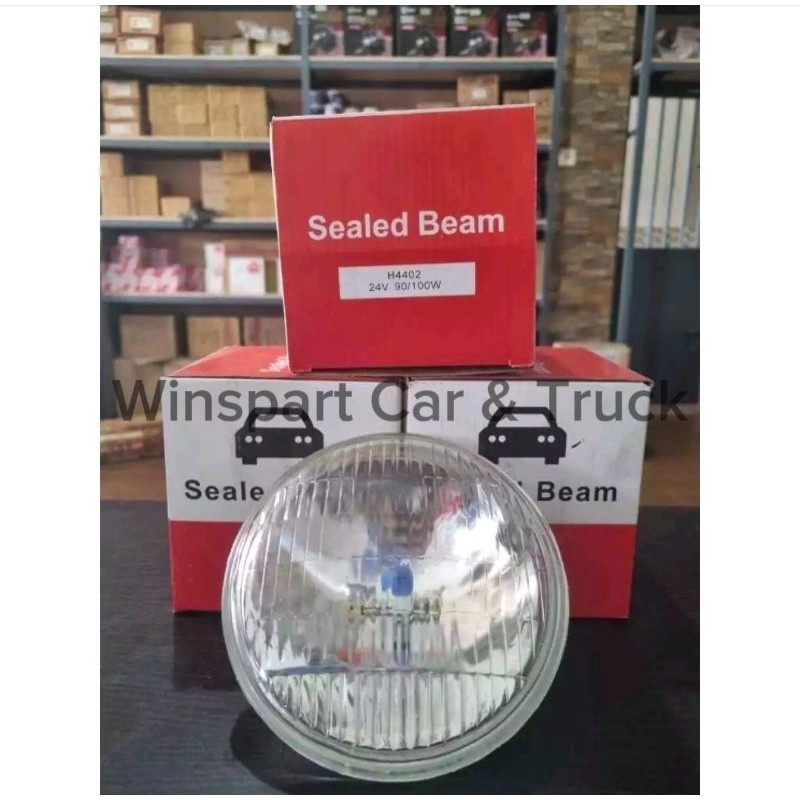 Lampu depan PS100 Bulat 5" Sealed Beam/ Head Lamp PS100 Lama/umplung - WP AUTOPART