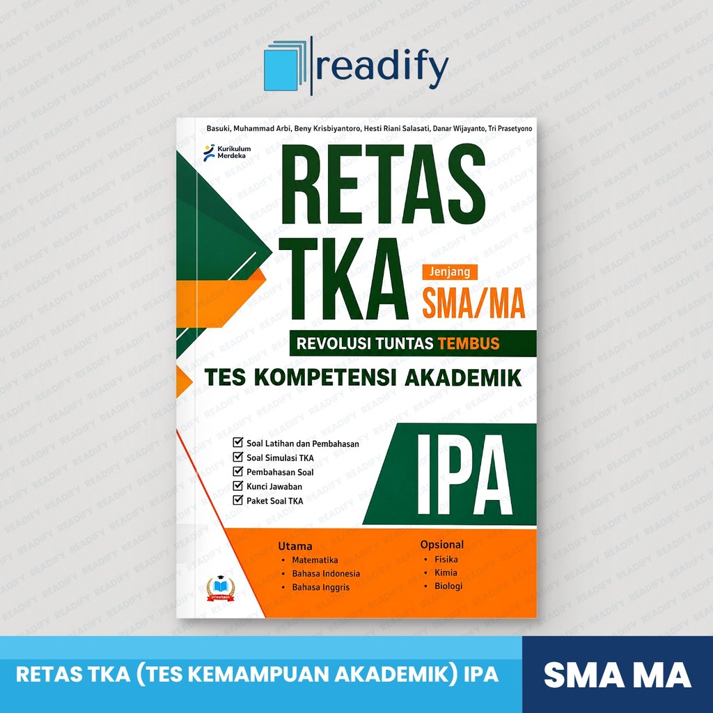 Buku Retas TKA IPA SMA/MA CV. Media Mandiri