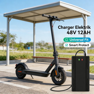 Listrik Charger Scooter Elektrik Charger Listrik 48V Selis Baterai Universal Motor