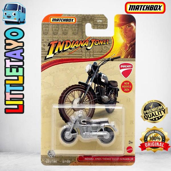 Matchbox Indiana Jones Ducati Scrambler Diecast Motor Classic